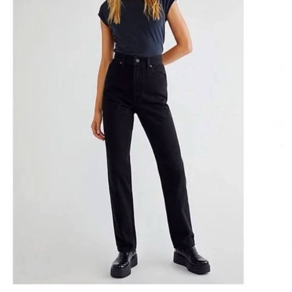 Levi’s 70s high slim fit jeans black